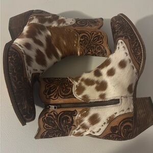 Cowhide Western Boots